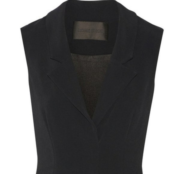 NWOT! BLACK TIE WORTHY SPECIAL!!! Cushnie Pleated Stretch Cady Mini Dress 6 - Picture 2 of 8